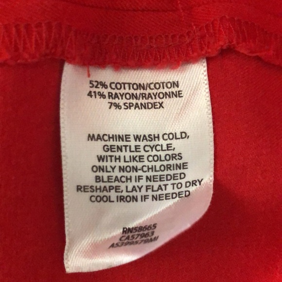 LAST DAY TO BUY 4/24!!! 5️⃣ FOR $3! 1901 RED PANTS - Picture 7 of 9